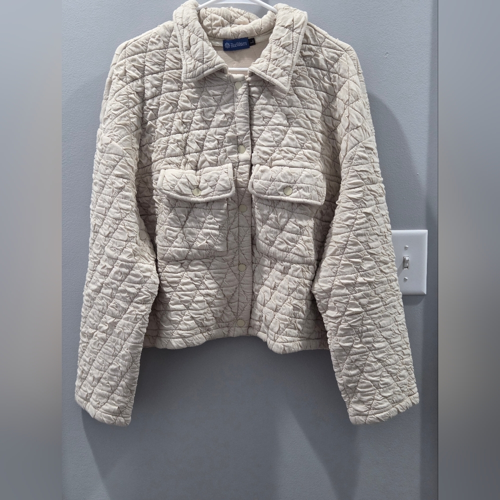 New Blue Waters Quilted Jacket - Large